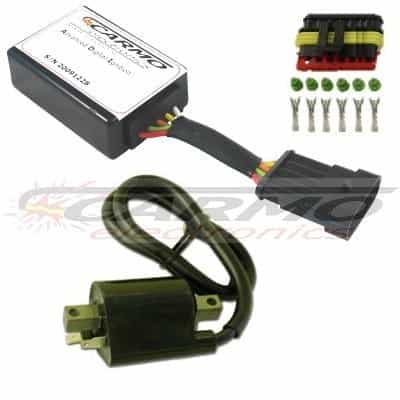 Yamaha X-Max 400 2018-2020 High Performance ECU Flash tuning + Akrapovic S-Y4SO018-HRAASS (Stage 3)